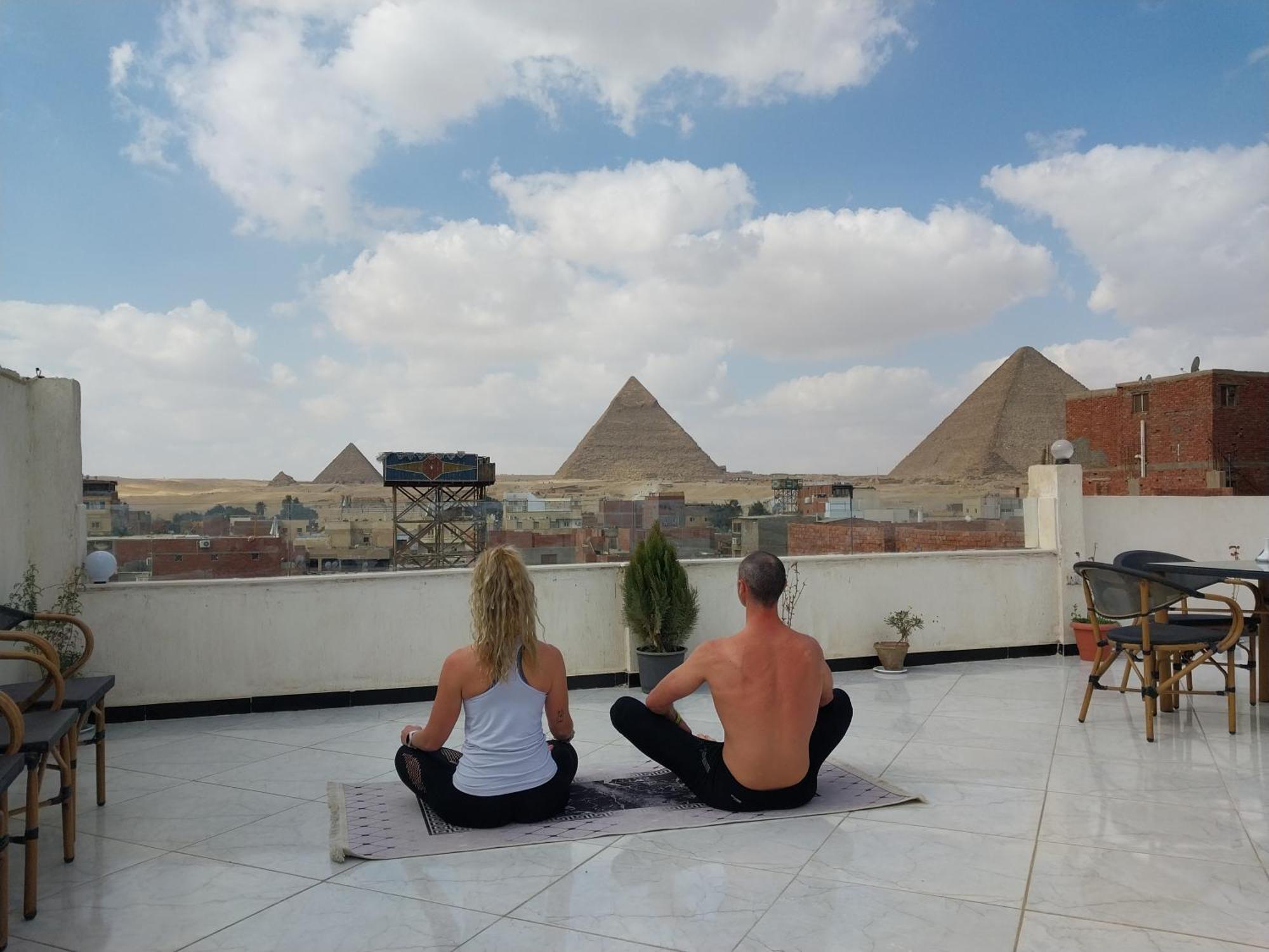 فندق Eagles Pyramids View Kafret el-Gabal المظهر الخارجي الصورة