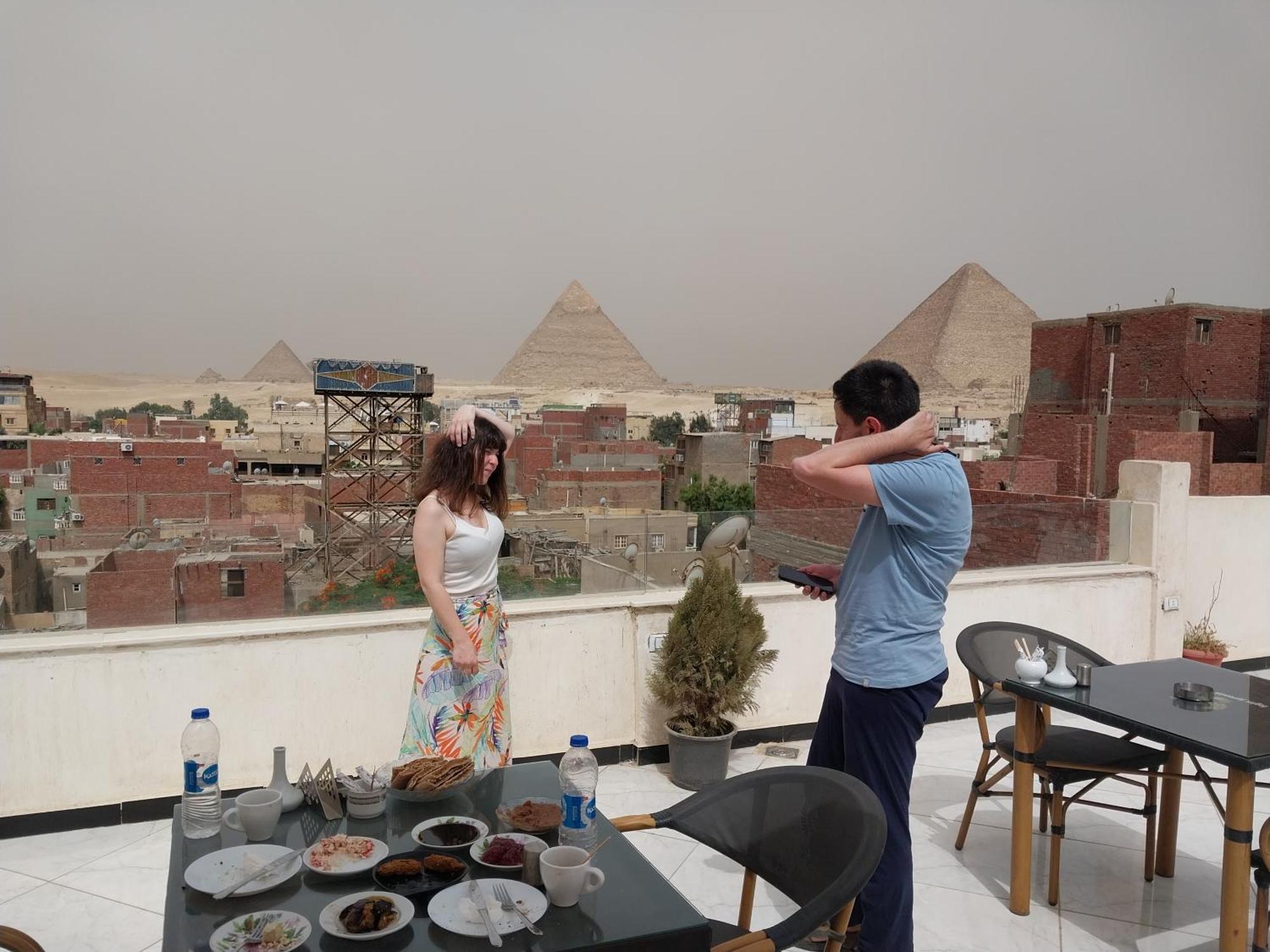 فندق Eagles Pyramids View Kafret el-Gabal المظهر الخارجي الصورة